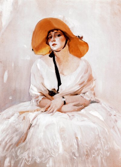Porträt von Raquel Meller (1888-1962), spanische Sängerin und Schauspielerin. Detail. Gemälde von Joaquin Sorolla (1863-1923). 1919. Madrid. Sorolla-Museum. von Joaquín Sorolla