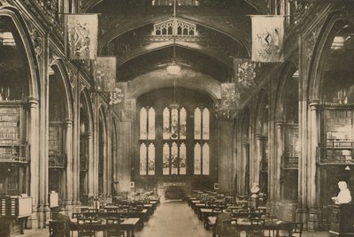 Bibliothek des Guildhall, die jeder Londoner besuchen sollte, ca. 1935 von Joel
