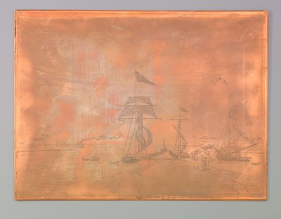 Steg im Hafen von Honfleur von Johan Barthold Jongkind (signed by artist)