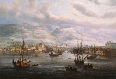 Bucht von Bergen von Johan Christian Dahl