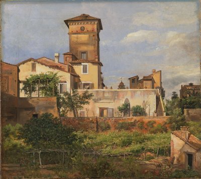 Die Villa Malta, Rom von Johan Christian Dahl