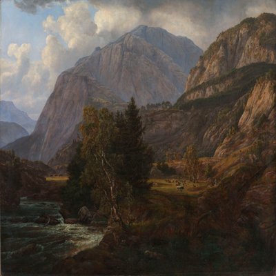 Blick auf Fortundalen von Johan Christian Dahl