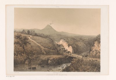 Landschaft in der Nähe von Malang von Johan Conrad Greive