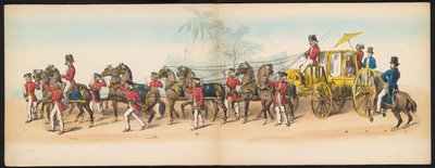 Maskerade der Delfter Studenten, 1857 (Tafel 3) von Johan Hendrik Hoffmeister