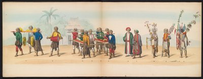 Maskerade der Delfter Studenten, 1857 (Tafel 7) von Johan Hendrik Hoffmeister