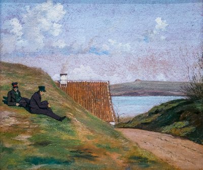 Ein versunkener Weg bei Frederiksværk von Johan Thomas Lundbye