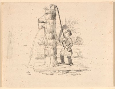 Posten. Illustration zu Kaalunds "Fabler for Børn" von Johan Thomas Lundbye