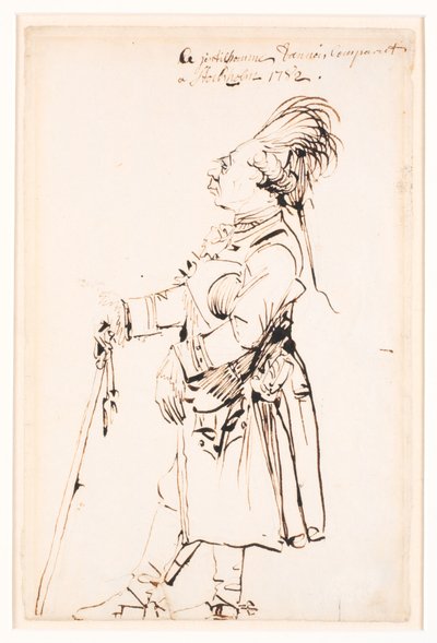 Baron Clemens August von Haxthausen in Stockholm von Johan Tobias Sergel