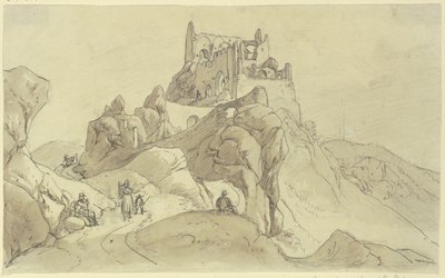 Burgruine von Johann Adam Klein