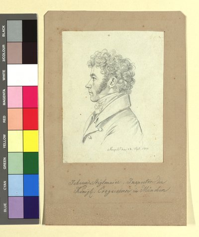 Johann Baptist Stiglmaier (1791-1844), Erzgießer, Bildhauer, Inspektor der königlichen Gießerei München von Johann Adam Klein