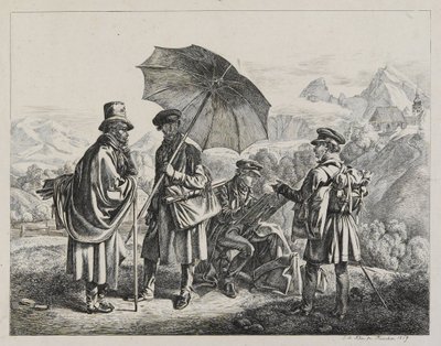 Die Maler auf Reisen von Johann Adam Klein