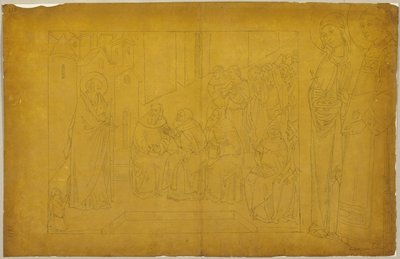 Aus: Sammlung von Umrissen und Durchzeichnungen, Band 5, Blatt 61 von Johann Anton Ramboux