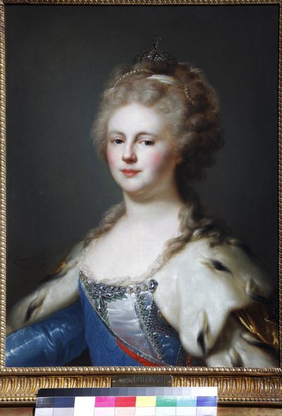 Porträt von Kaiserin Maria Feodorovna (Sophie Dorothea von Württemberg) (1759-1828) von Johann Baptist I Lampi