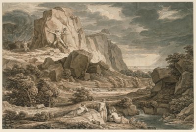Heroische Landschaft mit Prometheus von Johann Christian Reinhart