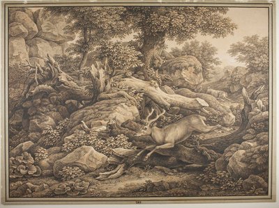 Szene aus dem Chigis Park in Aricia von Johann Christian Reinhart