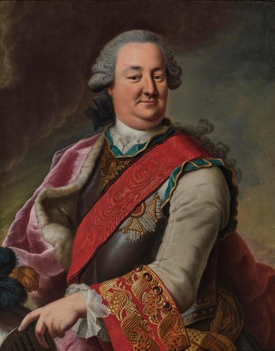 Porträt von Karl August, Prinz von Waldeck und Pyrmont (1704-1763) von Johann Georg Ziesenis