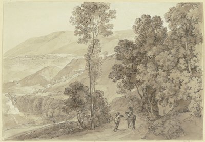 Gegend bei Subiaco von Johann Georg von Dillis
