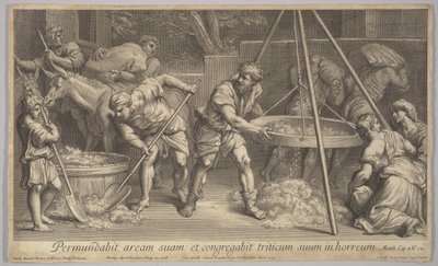 Der Weizen und die Spreu, 1728 von Johann Jakob Frey the Elder