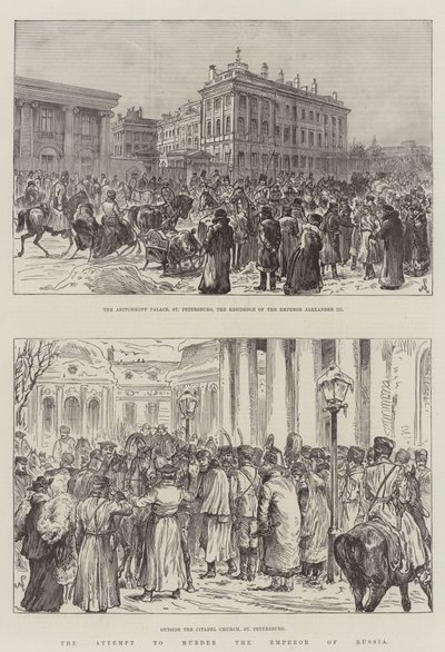 Der Versuch, den Kaiser von Russland zu ermorden von Johann Nepomuk Schonberg