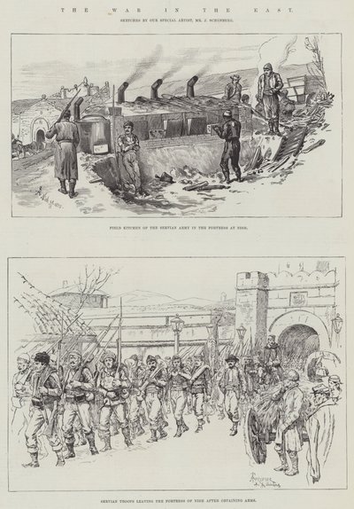 Der Krieg im Osten von Johann Nepomuk Schonberg