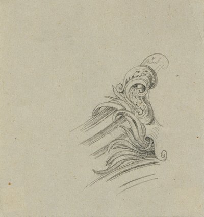 Brunnenanlage im Pfirsichgarten des Oberen Belvederes (Detail) von Johann Peter Krafft