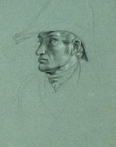 Kopfstudie zu "Rückkehr des Kaisers Franz aus Pressburg" von Johann Peter Krafft