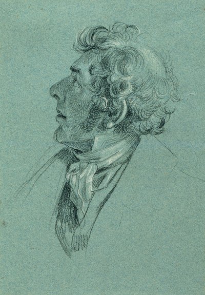 Kopfstudie (Rückkehr des Kaisers Franz aus Pressburg) von Johann Peter Krafft