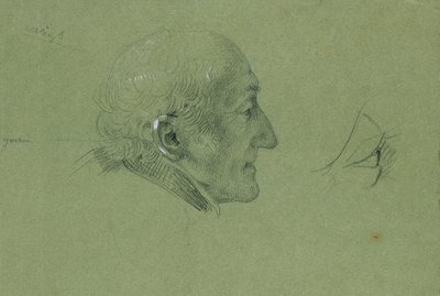 Porträtstudie zur "Heimkehr des Landwehrmannes" (1820) von Johann Peter Krafft