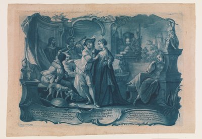 Der verlorene Sohn in Gesellschaft von Kurtisanen von Johann Philip Koch