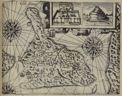 Bali Insel (Indonesien), Insulae Baly contrafactura von Johann Theodor de Bry
