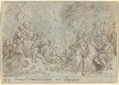 Chor der Jäger und Hirten von Johann Wilhelm Baur
