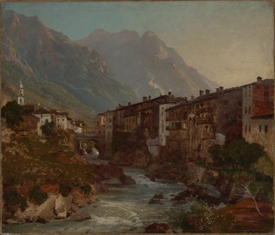 Blick auf Chiavenna von Johann Wilhelm Schirmer