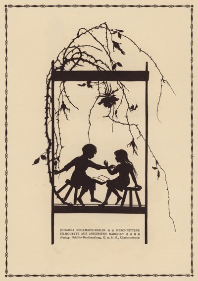 Silhouette aus einem Märchen von Hans Christian Andersen von Johanna Beckmann