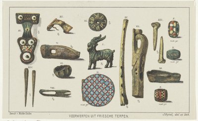Voorwerpen aus friesischen Terpen (Serie) von Johannes Bijtel