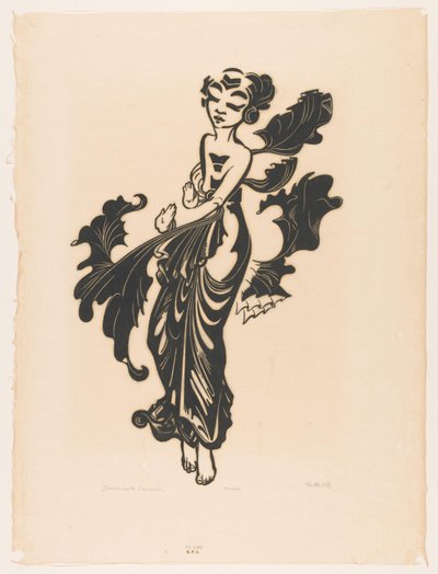 Javanische Tänzerin von Johannes Frederik Engelbert ten Klooster (signed by artist)