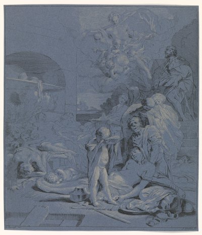 Bitte des heiligen Rochus von Johannes Glauber