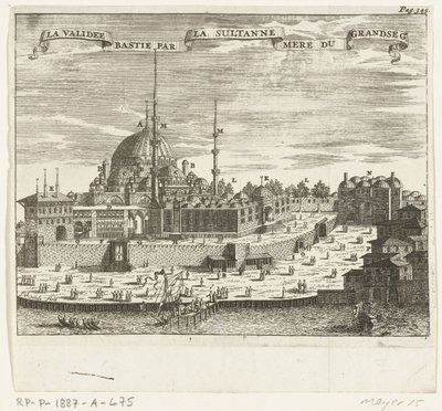 Ansicht der Yeni Cami von Johannes Jacobsz van den Aveele