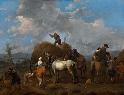 Die Heuernte von Johannes Lingelbach