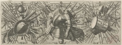 Fries mit einer Doppeltrommel (Serie: Panoplia sev armamentarium) von Johannes of Lucas van Doetechum