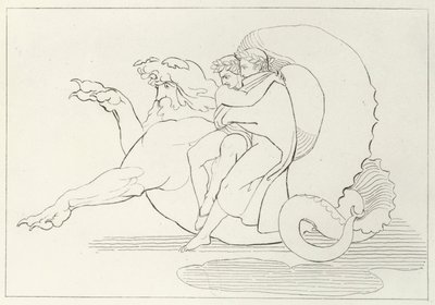 Gerion, Inferno, Gesang 17 von John (after) Flaxman