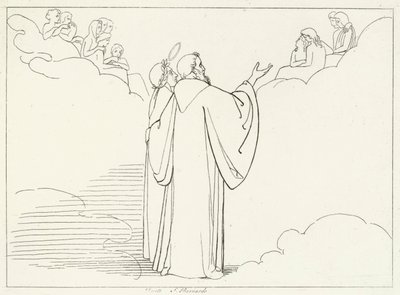 Orden der Patriarchen, Paradies, Gesang 32 (Stich) von John (after) Flaxman