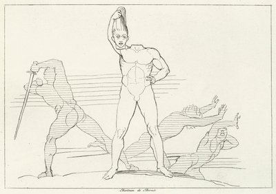 Die Schismatiker, Inferno, Gesang 28 von John (after) Flaxman