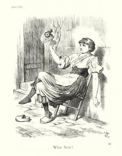 Sir John Tenniel Karikatur: Was kommt als Nächstes? von John (after) Tenniel