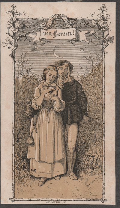 Von Herzen, ca. 1850 von John Allanson
