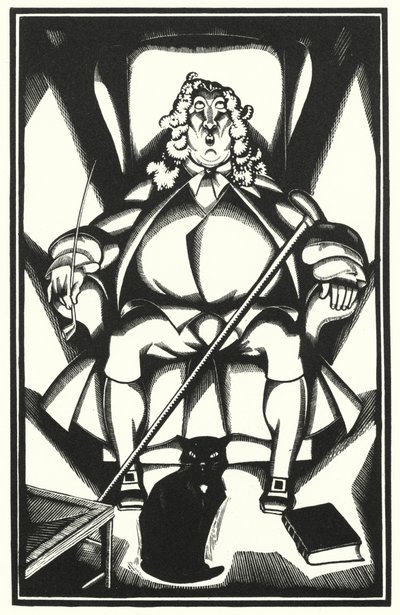 Illustration für Tristram Shandy von Laurence Sterne von John Austen