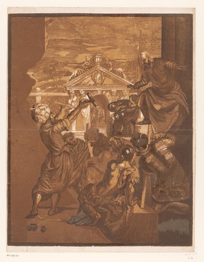 Marcus rettet einen Sklaven vor seiner Folter (Kunstwerke venezianischer Meister) von John Baptist Jackson