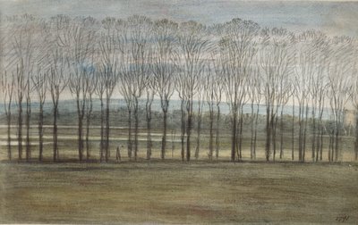 Blick vom Merton College, 28. Februar 1791 von John Baptist Malchair