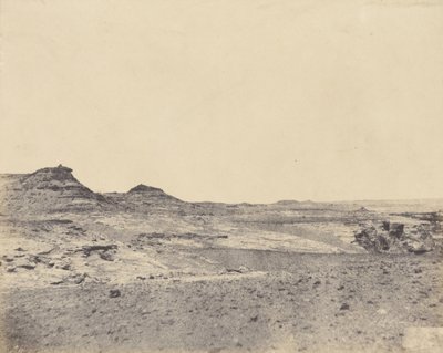 Studie von Gelände in der Nähe von Gebel Abousir, 2. Katarakt von John Beasly Greene