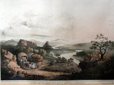 Eine Ansicht in der Nähe des Roode Sand Passes am Kap der Guten Hoffnung von John Bluck