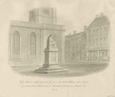 Lichfield - Marktplatz von John Buckler